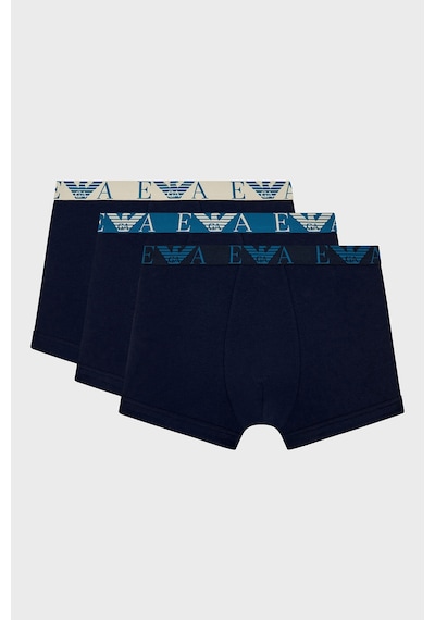 Emporio Armani Logolu 3 Pack Boxer Erkek Boxer Em000259 Af25018 Mb139 Lacivert