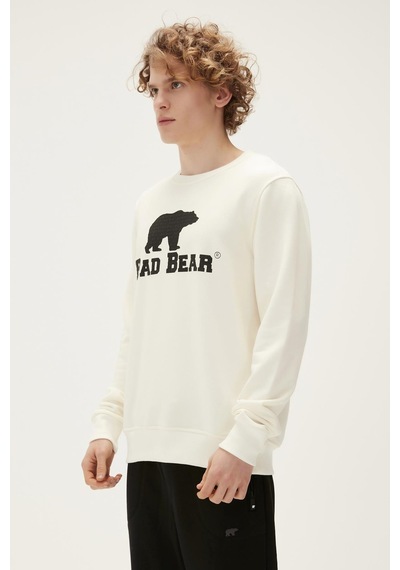 Bad Bear 22.02.12.007-c108 Logo Crewneck Erkek Sweatshirt 001