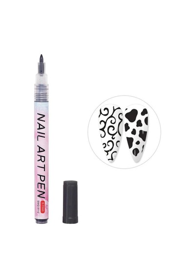 Ellea Nail Nail Art Çizim Kalemi Siyah