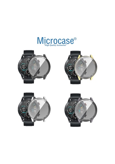 Honor Watch Magic 2 46Mm Önü Kapalı Tasarım Silikon Kılıf