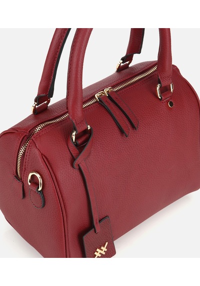 Hotiç Kadın Deri Bordo Fermuarlı Omuz Çantası 03cah316720a780 03cah316720a780 Bordo
