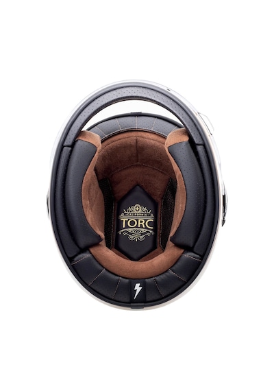 Torc T-1 Newport Iso Bars Iı Kapalı Motosiklet Kaskı Krem Kahverengi Çok Renkli
