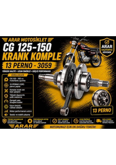 Cg 125-150 Krank Komple 13p Buja-3059 13 Perno