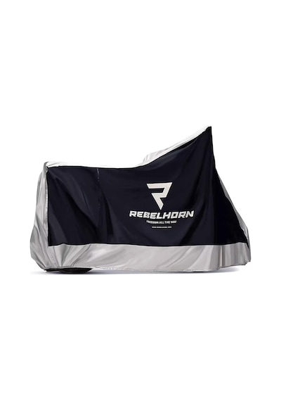 Motorcycle Cover Rebelhorn Cover Iı Black/sılver