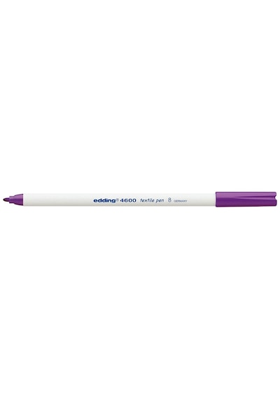 Edding 4600 Kumaş Kalemi - Mor - N.08
