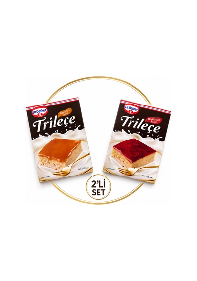 Trileçe 2 Li Set Karamel Soslu & Böğürtlen Soslu Hazır Tatlı Karışımı - 878583054