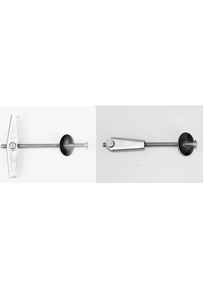 Metal Alçıpan Paraşüt Dübel Vidalı 8 Cm - 1 Adet Belirtilmemis