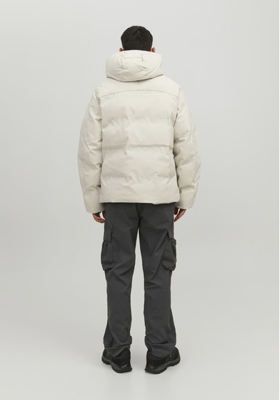 Jack & Jones Erkek Jcoheat Puffer Mont 2215507 Taş