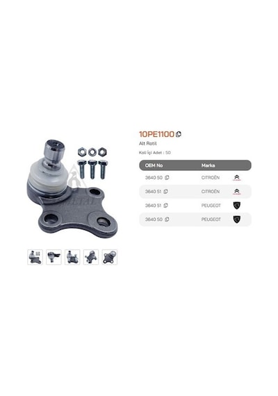 Asmetal 10pe1100 Rotil Partner Berlingo Xsara 96 Hidrolik 3640.50