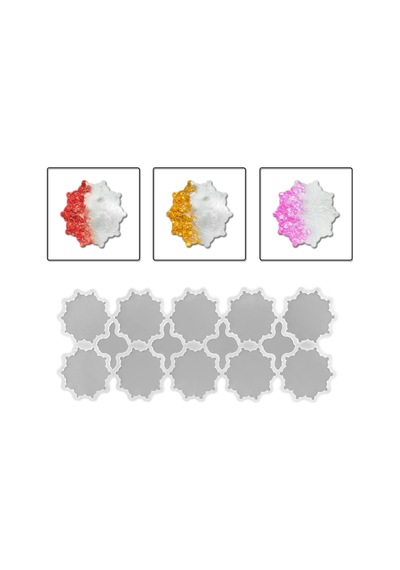 Epoksi Silikon Kalıp Dişli Motifli Magnet Kalıbı 8 Cm 10 Lu