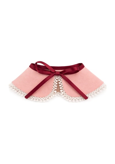 Rakerplus Vintage Tarz Kurdeleli Pembe Kız Çocuk Yakalık