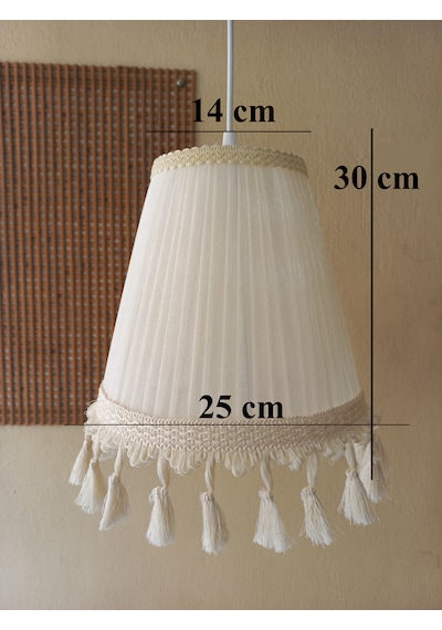 N-19 Krem Organze Yatak Odası Çocuk Ve Bebek Odası Avize Krem