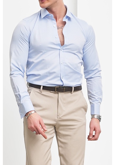 Modefendi Regular Fit Gömlek Buz Mavisi
