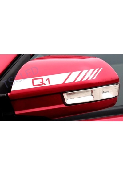 Q1 Ayna Sticker Audi Oto Araba Sticker
