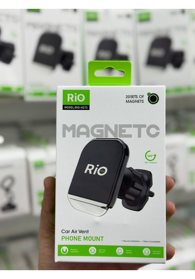 Rio Mıknatıslı Çok Yönlü Hem Araç Hem Masa Üstü Telefon Tutacağı