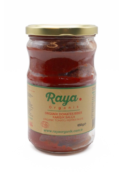Organik Domates Biber Karışık Salça - 650g