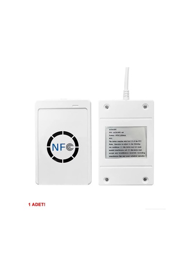 Acr122u 13.56mhz Rfid Okuyucu Yazıcı Usb Kopyalayıcı Nfc Manyetik Kart Anahtarlık Etiket Okuyucu Dvm.101.612