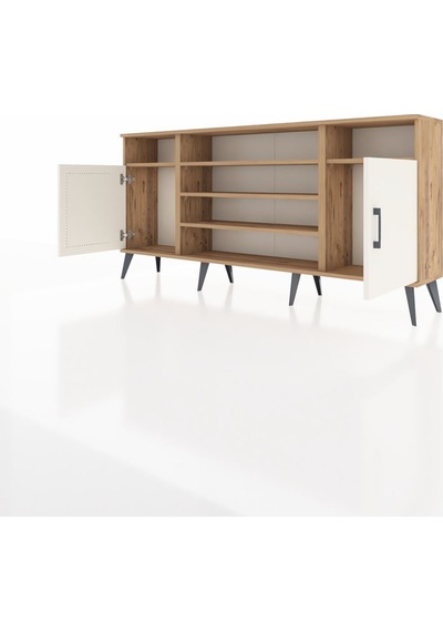 Arges Konsol 5 Raflı 2 Kapaklı 176x30x83 Çam-aytaşı/çam Aytaşı/çam Arges Konsol 5 Raflı 2 Kapaklı 176x30x83 Çam-aytaşı/çam Aytaşı/çam