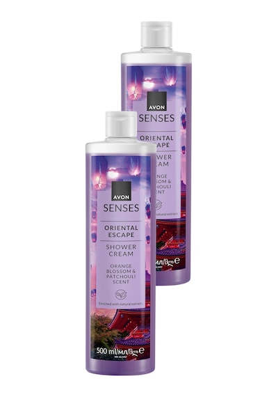 Senses Oriental Escape Portakal Çiçeği Ve Paçuli Kokulu Duş Jeli 500ml İkili Set Fresh