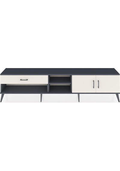 Arges Tv Ünitesi 2 Raflı Tek Çekmeceli 2 Kapaklı 220x30x51 Antrasit-aytaşı Aytası/aytası - Antrasıt Arges Tv Ünitesi 2 Raflı Tek Çekmeceli 2 Kapaklı 220x30x51 Antrasit-aytaşı Aytası/aytası - Antrasıt