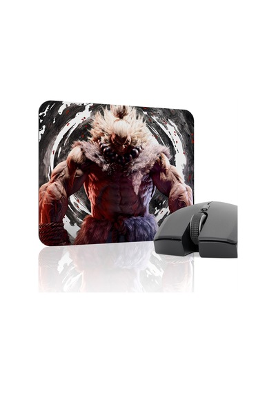 Street Fighter Kaymaz Dikişli Kauçuk Oyuncu Mousepad V4 - 22x18 Gaming Mouse Pad Fare Altlığı