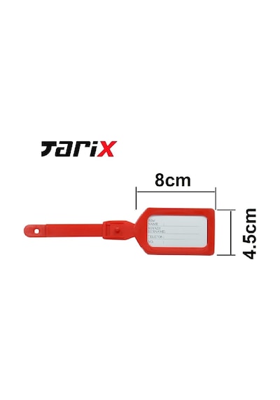 Tarix 4 Adet Sarı Valiz Kemeri + 2 Adet Kırmızı Valiz Etiketi Sarı