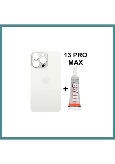 Bezos İphone 13 Pro Max Uyumlu Arka Pil Kapağı Yapıştırıcı Hedi Mac Çok Renkli