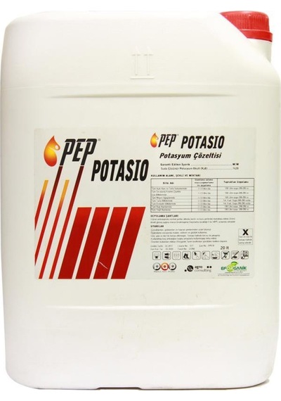 Pep Potasio Yaprak Gübre 20 Lt