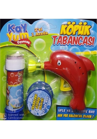 Kayyum Köpük Tabancası Sevimli Yunus Balığı  Kırmızı