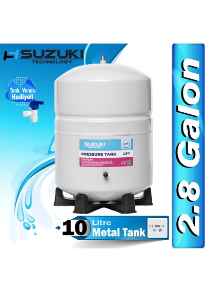 Su Arıtma Deposu,su Arıtma Tankı 2.8 Galon 10 Litre Metal Tank