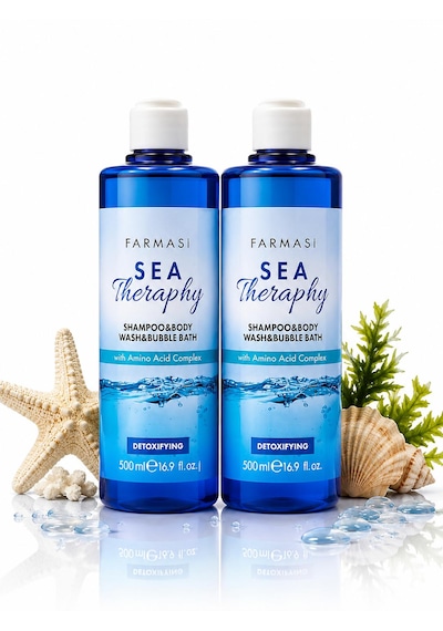 Farmasi Sea Therapy Şampuan ve Duş Jeli 2 x 500 ML