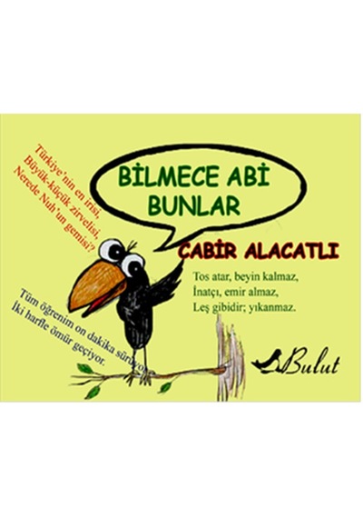 Bilmece Abi Bunlar - Cabir Alacatlı - Bulut Yayınları