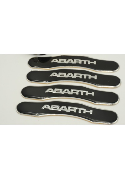 Abarth Logo Kaliper Üstü 3M 3D Metal Logo Arma Amblem Seti