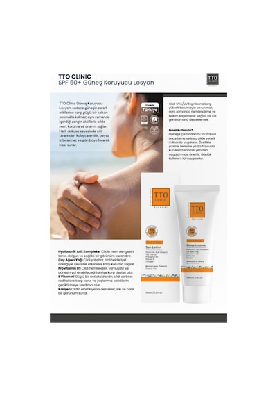 Tto 3’ Lü Güneş Bakım Seti Spf 50 Güneş Kremi Stick Güneş Sonrası Losyon