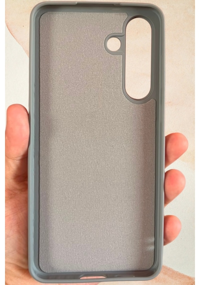 Samsung Galaxy S25 Fe Yıldız Tozu Premium Gri Silikon Kılıf