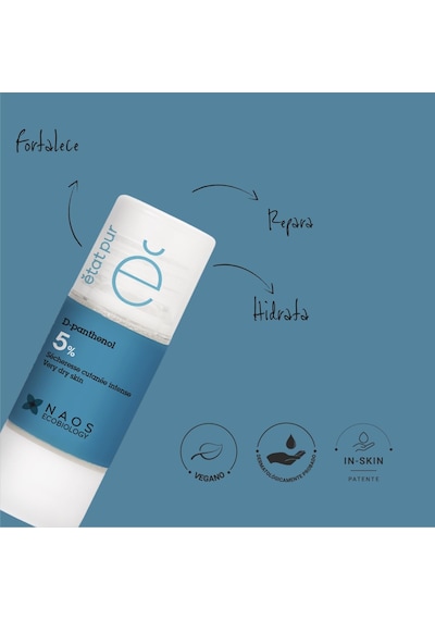 Etat Pur Pure Active D-panthenol Kuru Ciltler İçin Nemlendirici Ve Bariyer Onarıcı Saf Cilt Serumu 15 Ml