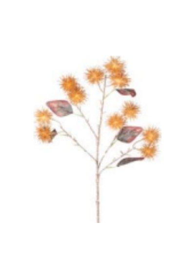 Yapay Çiçek Top Çiçek Turuncu 56 Cm. Çok Renkli