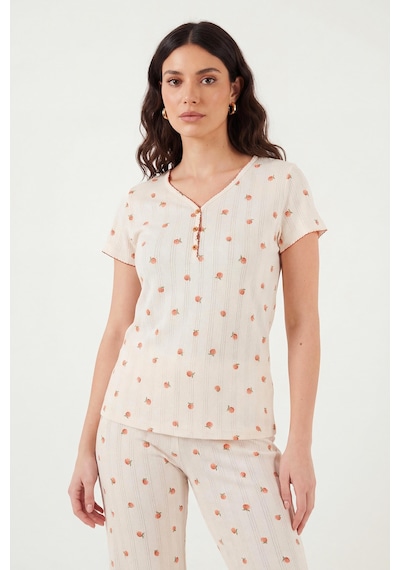 Lela Bayan Pijama Takımı 65770755 Ekru
