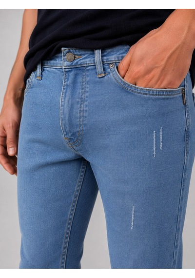 Classics Men Black Wood Erkek Slim Fit Jean Pantolon - 7690 Buz Mavi