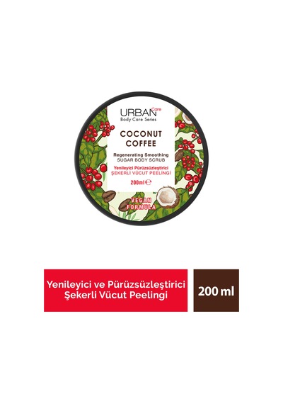 Coconut Coffee Yenileyici Ve Pürüzsüzleştirici Peelingli Vücut Peeling 200 Ml-vegan