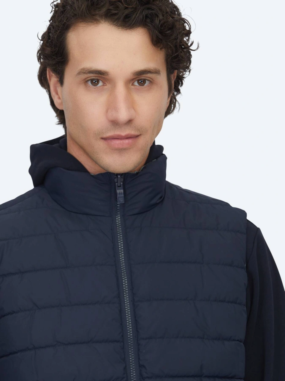 Kip Koyu Mint Regular Fit Dik Yaka Casual Dokuma Spor Yelek Koyu Mint