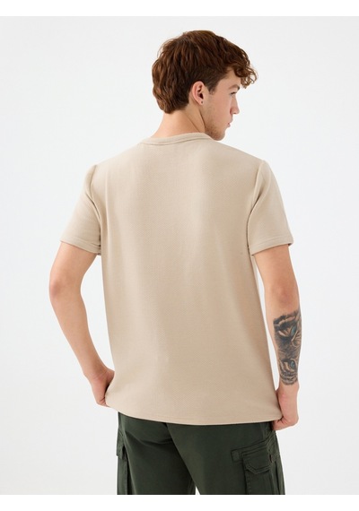 LOFT Regular Fit Erkek Tshirt K.kol Lf2038593 Q1.v1 Taş
