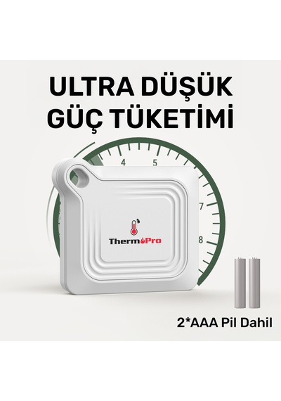 Thermopro Tp351 Telefon Kontröllü 79m Menzilli Indoor Termometre
