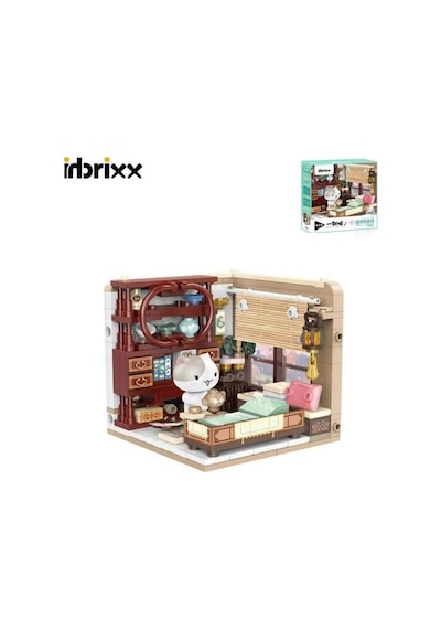 P885007 Panlos Kedi Oturma Odası 263 Parça Block Oyuncak