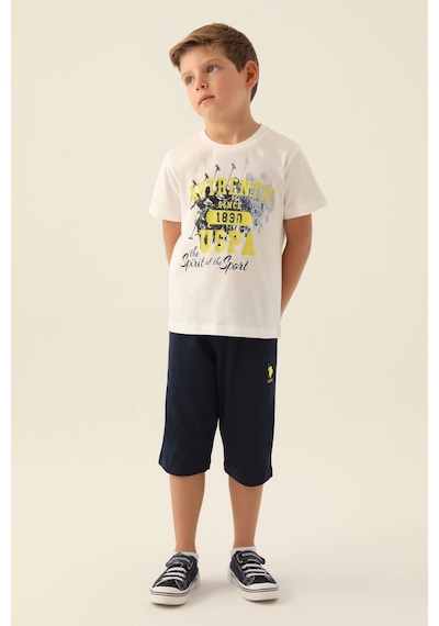 U.S. Polo Assn. Lisanslı Sport Krem Erkek Çocuk Kapri Takım 5274-43113 Krem U.S. Polo Assn. Lisanslı Sport Krem Erkek Çocuk Kapri Takım 5274-43113 Krem