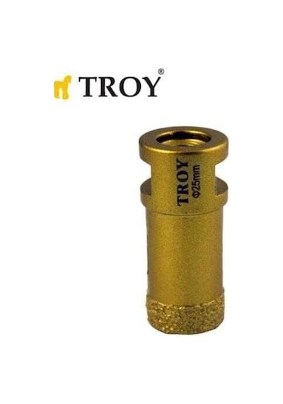 Troy 27450-25 Avuç Taşlamalar İçin Seramik Kuru Elmas Delici, 25mm