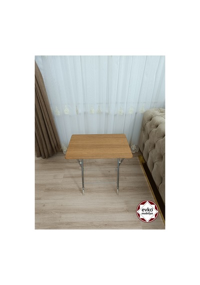 Evko Mobilya Çanta Zigon Sehpa, 4'lü Sehpa, Zigon Sehpa, Servis Sehpası, Mdf Mebran Sehpa, Katlanır Sehpa Bambu