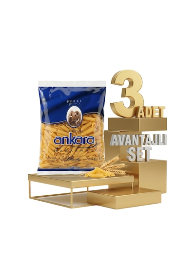 Ankara Kalem Makarna 3x500 Gr