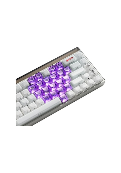 Xvx Optic Heart 21-tuşlu Şeffaf Keycaps Tuş Takımı Seti