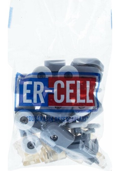 Deniz Er-cell Duşakabin Ayağı Seti Plastik 153.0479 9100 Krom